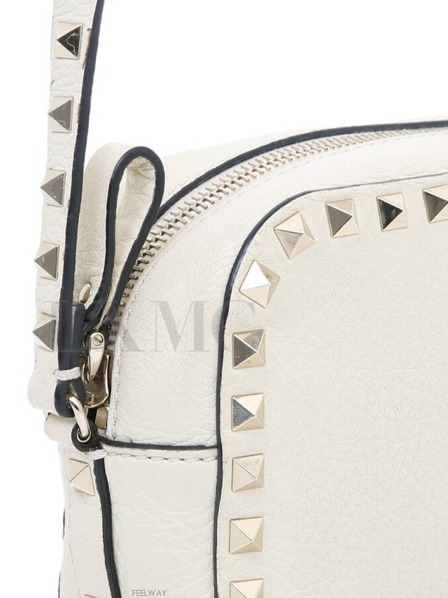 Rockstud cross bag white gold camera 3W2B0809 - VALENTINO - BALAAN 6