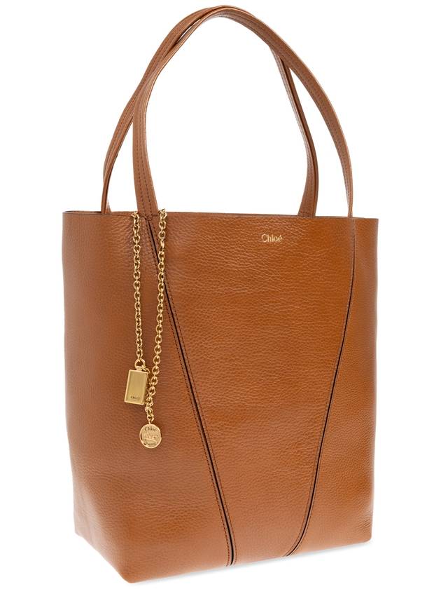 Chloé Bag Spin Medium Type Shopper, Women's, Brown - CHLOE - BALAAN 4