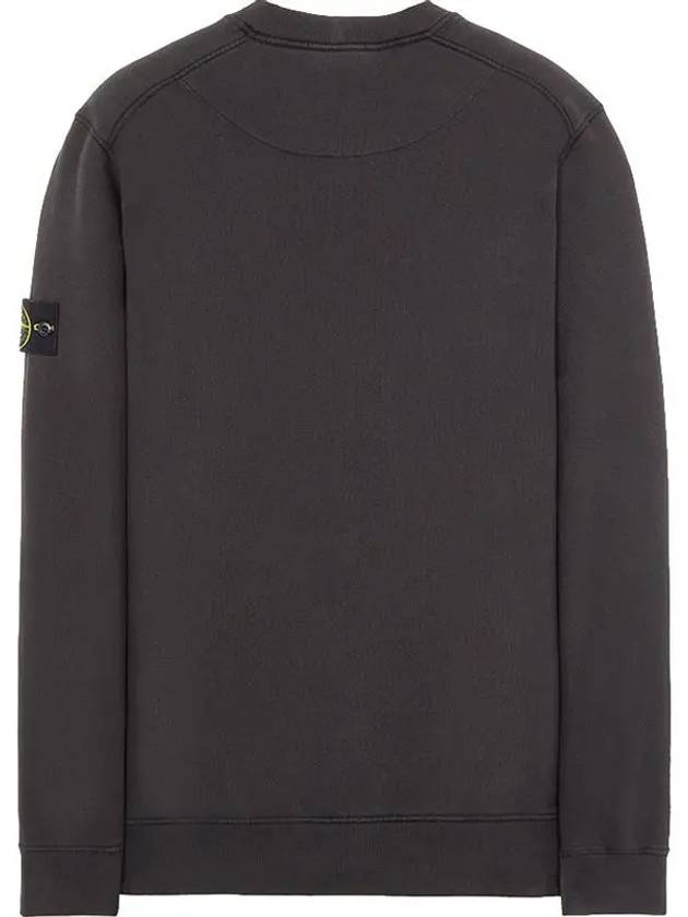 Wappen Patch Crewneck Sweatshirt Charcoal - STONE ISLAND - BALAAN 3