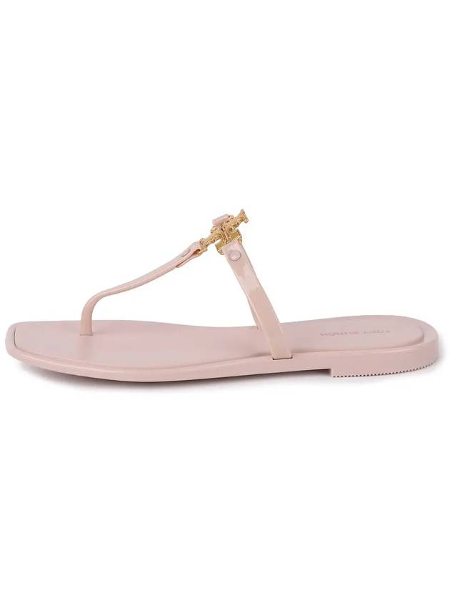 Roxanne Jelly Logo Flip Flops Meadowsweet - TORY BURCH - BALAAN 5