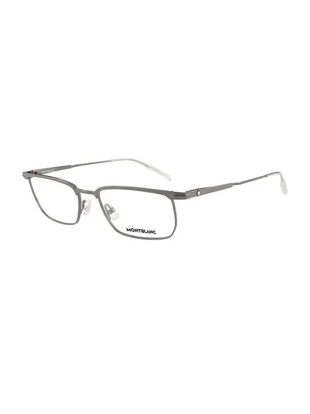 Square Metal Eyeglasses Ruthenium - MONTBLANC - BALAAN 3