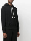 Face Patch Cotton Hoodie Black - ACNE STUDIOS - BALAAN 6