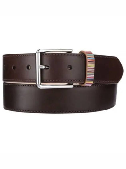 Signature Striped Leather Dark Brown - PAUL SMITH - BALAAN 2