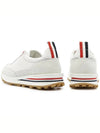 Thom Women Browne Nylon Tech Runner Low Top Sneakers Grey White - THOM BROWNE - BALAAN 5