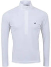 Luke Half Zip Up Mid Long Sleeve T-Shirt White - J.LINDEBERG - BALAAN 2