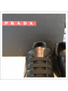 America's Cup Patent Leather Low Top Sneakers Black - PRADA - BALAAN 4