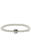 Men's Skull Bracelet Silver - ALEXANDER MCQUEEN - BALAAN 2