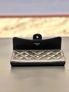 Silver Hardware Classic Caviar CC Logo Flap Long Wallet Black - CHANEL - BALAAN 9