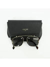 Metal Frame Square Sunglasses Brown 4S268CPMB - CELINE - BALAAN 6