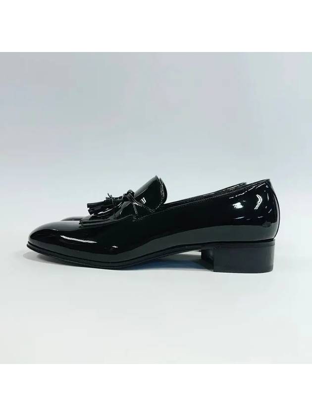 Tassel Leather Loafers Black - GUCCI - BALAAN 4