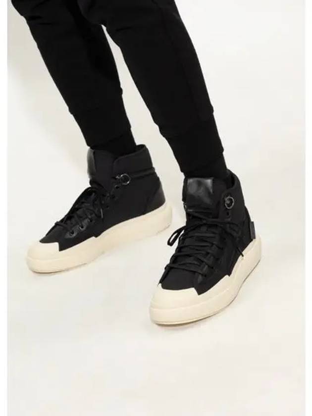 Ajatu Court High Top Sneakers Black - Y-3 - BALAAN 6