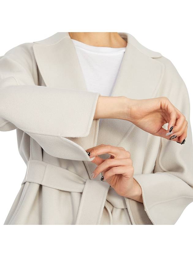 Esturia Long Single Coat White - MAX MARA - BALAAN 11