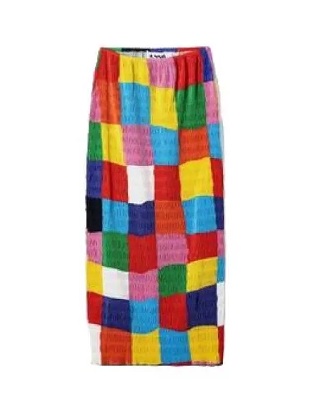 Frisee Long Skirt Damask Multicolor Women s - SUNNEI - BALAAN 1