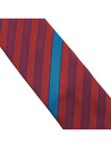 Striped Jacquard Silk Tie Burgundy - VIVIENNE WESTWOOD - BALAAN 8