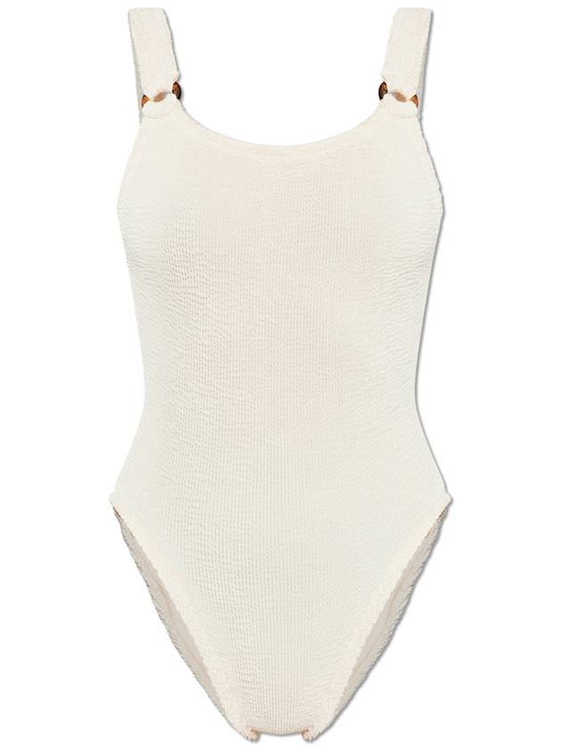 Hunza G One-piece Swimsuit, Women's, Cream - HUNZA G - BALAAN 1