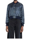 Greenbi Reversible Padded Bomber Jacket Navy - MAX MARA - BALAAN 2