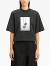 Mirage Boxy Short Sleeve T-Shirt Black - PALM ANGELS - BALAAN 4