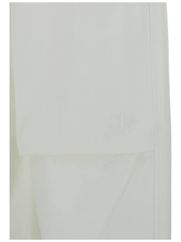 Straight Pants J47KA0214J45039106 White - JIL SANDER - BALAAN 4