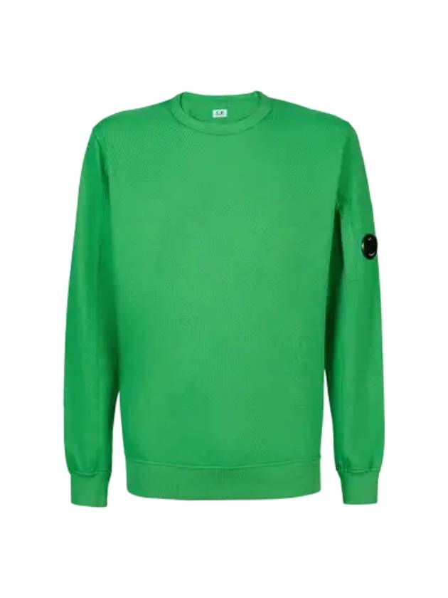 Light Fleece Sweatshirt Green - CP COMPANY - BALAAN 2