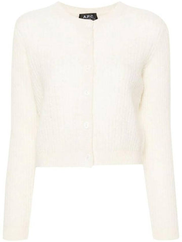 Milo cable knit cardigan neutral - A.P.C. - BALAAN 1