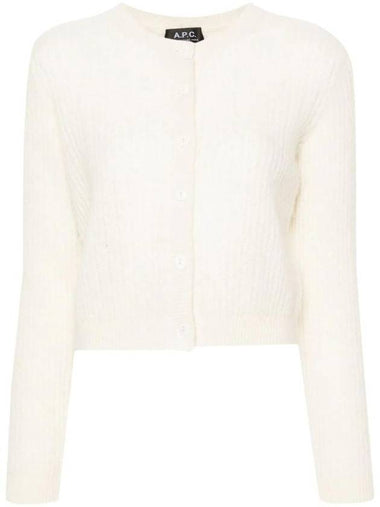 Milo cable knit cardigan neutral - A.P.C. - BALAAN 1