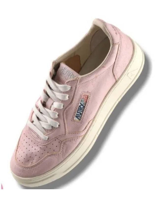 Medalist Leather Low-Top Sneakers Pink - AUTRY - BALAAN 2