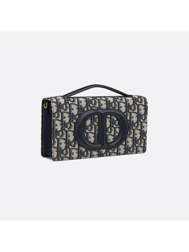 CD Signature Jacquard Mini Bag Blue - DIOR - BALAAN 3