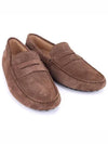 Men's Suede Gommino Driving Shoes Brown - TOD'S - BALAAN 4