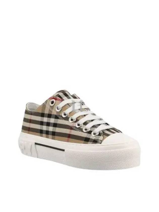 Vintage Check Cotton Sneakers Archive Beige - BURBERRY - BALAAN 2