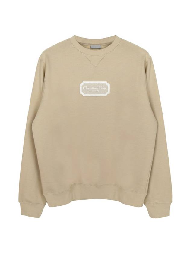 Logo Sweatshirt Beige - DIOR - BALAAN 2