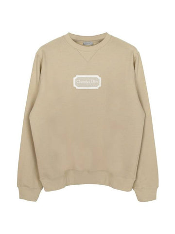 Logo Sweatshirt Beige - DIOR - BALAAN 1