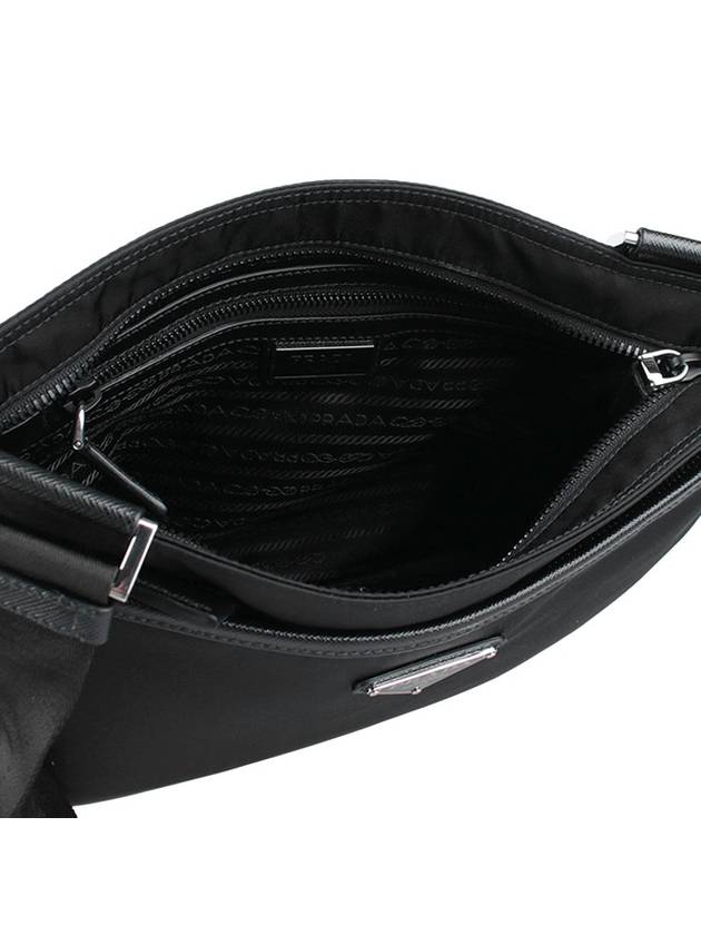 Pocono Saffiano Messenger Bag Black - PRADA - BALAAN 11