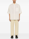 Double Pocket Short Sleeve Ivory - LEMAIRE - BALAAN 3