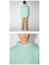 Face Patch Hoodie Light Blue - ACNE STUDIOS - BALAAN 6