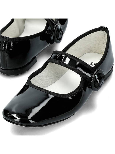 Women's Georgia Mary Jane Flat Shoes Black - REPETTO - BALAAN 2