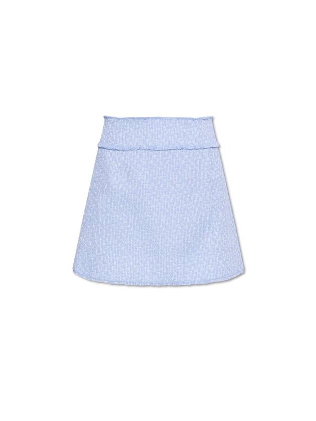 Tweed H line skirt blue - DOLCE&GABBANA - BALAAN 1