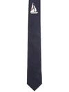 Sailboat Icon Jacquard Tie Navy - THOM BROWNE - BALAAN 2