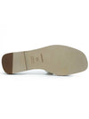 Oran Calfskin Slippers Blanc - HERMES - BALAAN 5