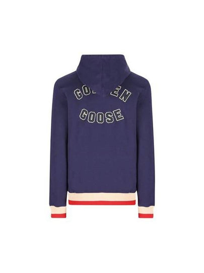 Logo Hoodie Blue - GOLDEN GOOSE - BALAAN 2