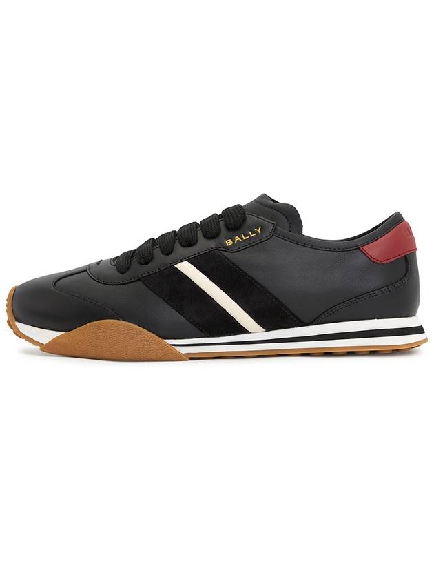 Stewy Leather Sneakers Black - BALLY - BALAAN 5