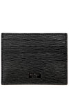 Gancini Pebble 3-Fold Card Wallet Black - SALVATORE FERRAGAMO - BALAAN 2