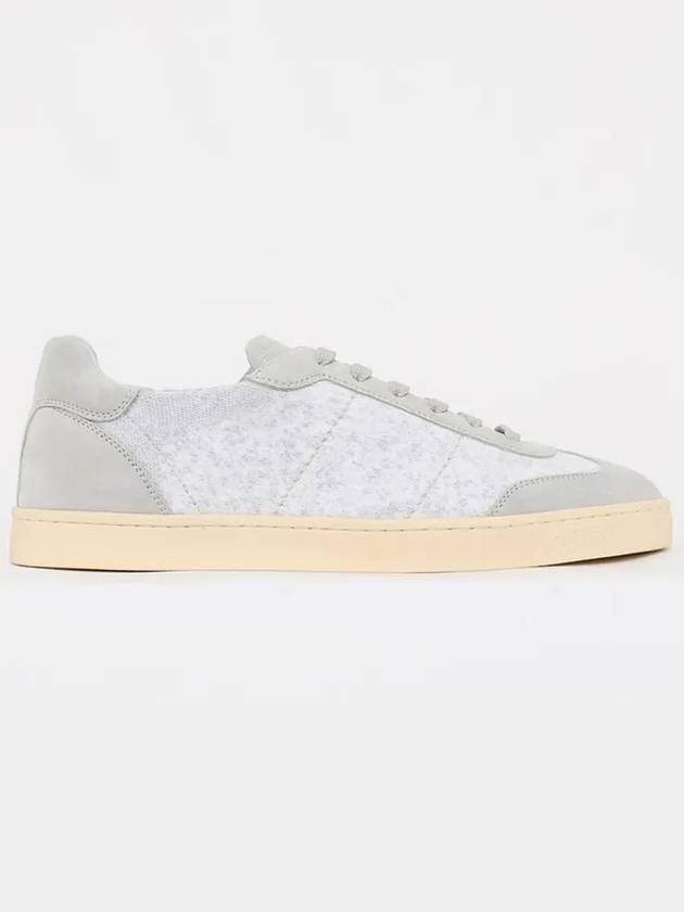 Paneled Low Top Sneakers White - BRUNELLO CUCINELLI - BALAAN 3