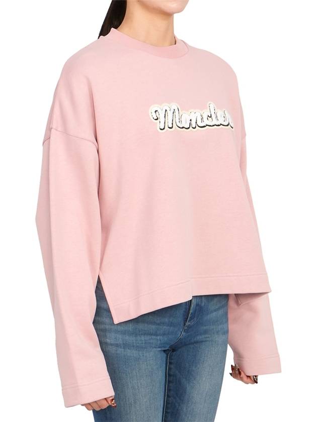 Logo Sweatshirt Pink - MONCLER - BALAAN 4