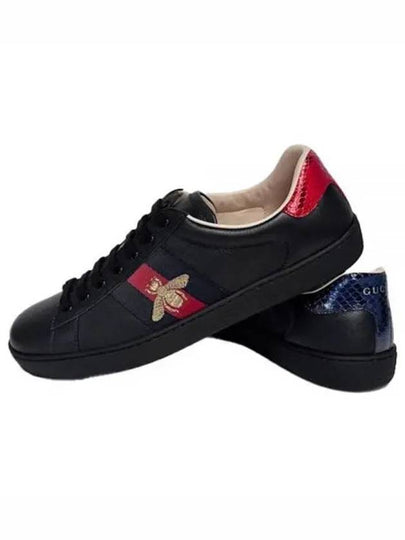 Ace Bee Low Top Sneakers Black - GUCCI - BALAAN 2