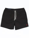 Men's Embroidered Pony Prepster Shorts Black - POLO RALPH LAUREN - BALAAN 2