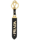 Saffiano Key Holder Black - PRADA - BALAAN 2