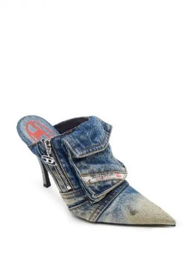 D VENUS Denim Pocket Mule Heel 271002 - DIESEL - BALAAN 1