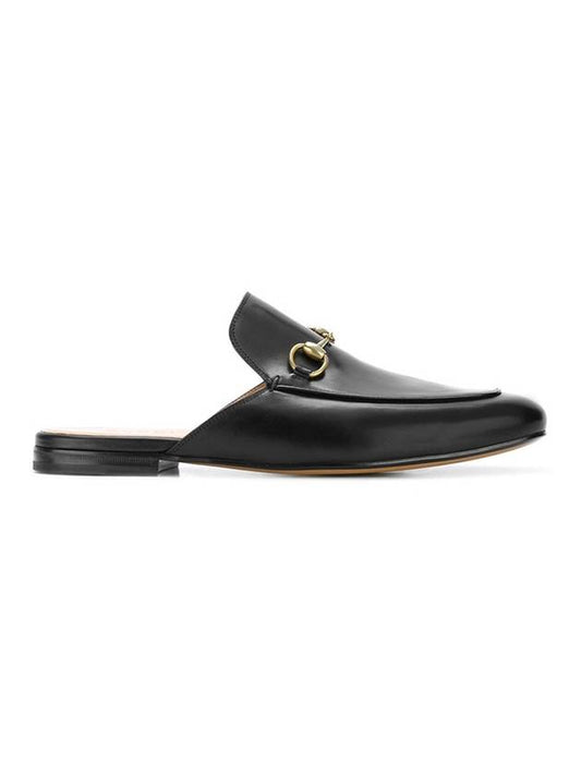 Kings Horsebit Leather Bloafers Black - GUCCI - BALAAN 1