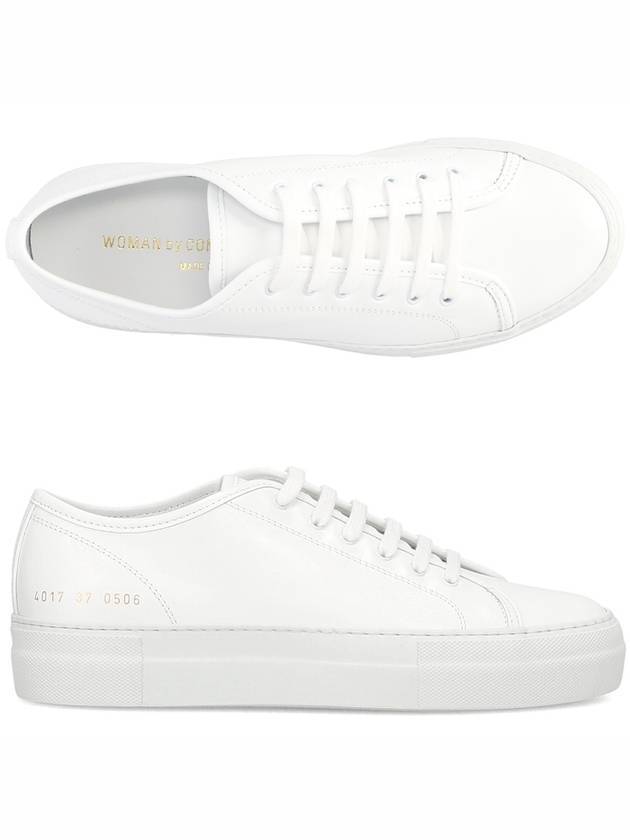 4017 0506 WHITE Tournament Low Sneakers - COMMON PROJECTS - BALAAN 1