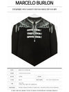 Catch Them Wings Printed Long Sleeve T-Shirt Black - MARCELO BURLON - BALAAN 3